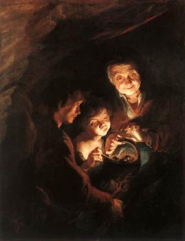 彼得 保羅 魯本斯 Old Woman with a Basket of Coal 彼得 保羅 魯本斯 Old Woman with a Basket of Coal